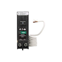 Eaton - Eaton BRN115AF Combination AFCI Circuit Breaker – 15 Amp, 1 - Pole, 10kAIC, Pigtail
