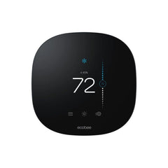 Ecobee - ecobee ecobee3 lite Smart Thermostat (EB - STATE3LT - 02) - Works with Siri, Alexa, Google Assistant - Energy Star Certified - DIY Install, Black