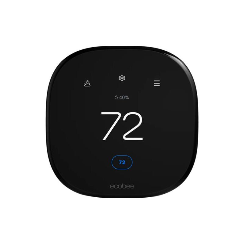 Ecobee - ecobee Smart Thermostat Enhanced - Programmable Wifi Thermostat (EB - STATE6L - 01) Works with Siri, Alexa, Google Assistant - Energy Star Certified - Smart Home