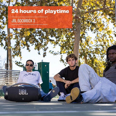 JBL - JBL Boombox 3 Black Portable Bluetooth Speaker (A Grade)