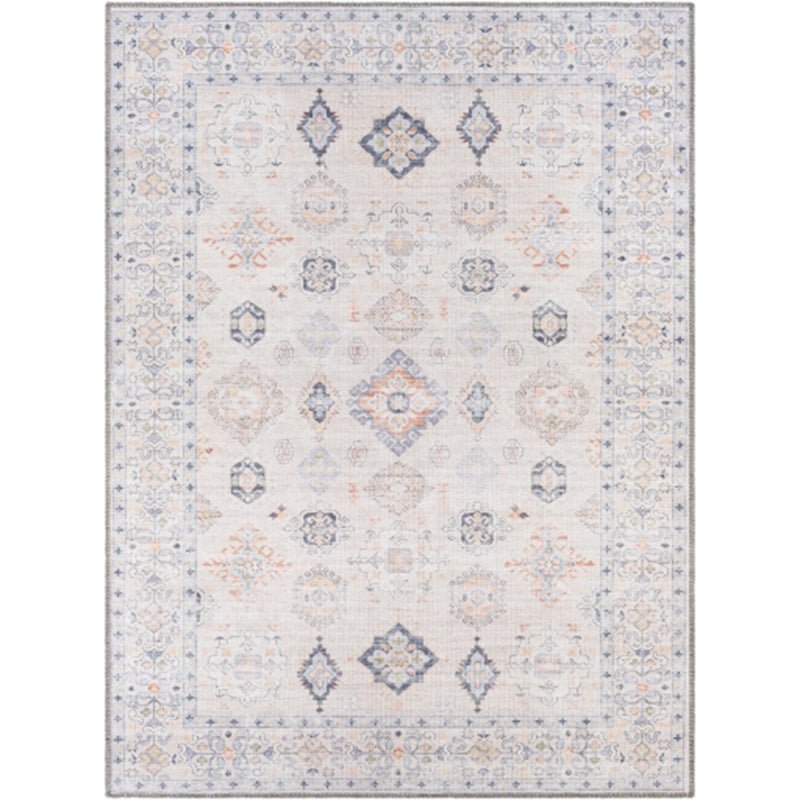 Surya - Surya Alanya Handmade Area Rug – Washable, Stain Resistant, Low Pile Comfort - Beige