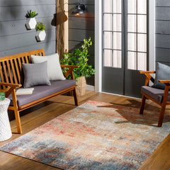 Surya - Surya Huntington Beach Area Rug – Minimalist, Low Pile, Stain Resistant - Denim