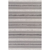 Surya - Surya La Casa Area Rug – Moroccan Design, No Pile, Stain Resistant – Black/Cream