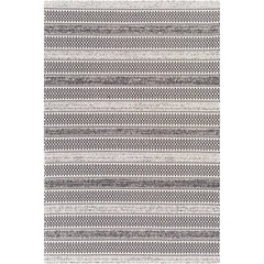 Surya - Surya La Casa Area Rug – Moroccan Design, No Pile, Stain Resistant – Black/Cream