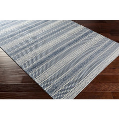 Surya - Surya La Casa Area Rug – Moroccan Design, No Pile, Stain Resistant – Navy