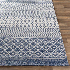 Surya - Surya La Casa Area Rug – Moroccan Design, Stain Resistant, No Pile - Navy