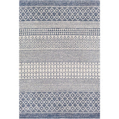 Surya - Surya La Casa Area Rug – Moroccan Design, Stain Resistant, No Pile - Navy