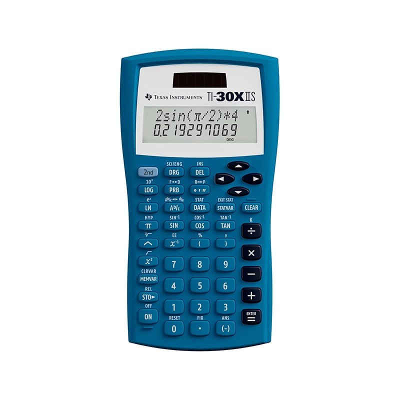 Texas Instruments - Texas Instruments TI - 30XIIS Scientific Calculator - Blue