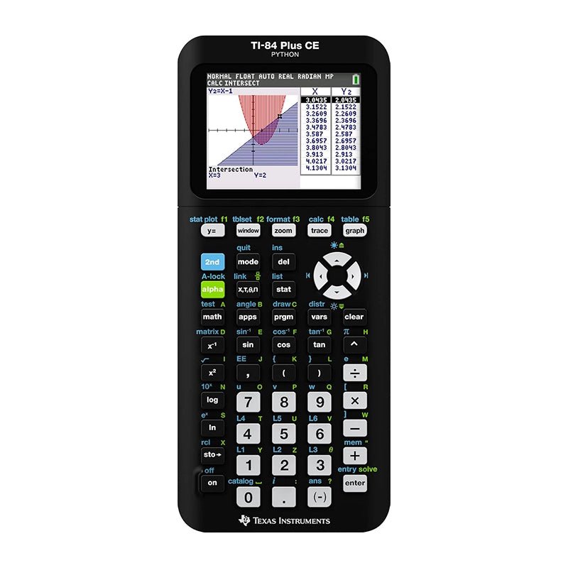 Texas Instruments - Texas Instruments TI - 84 Plus CE Color Graphing Calculator Python - Black