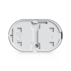 Rear view of the Ubiquiti AI Multi Sensor 2 camera showing the mounting base and cable routing channel