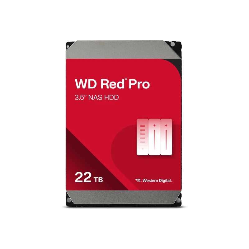 Western Digital - WD Red Pro 22TB NAS Hard Drive 3.5" (WD221KFGX)
