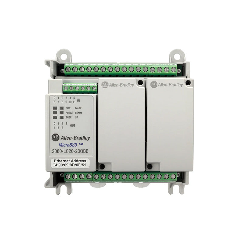 Allen Bradley 2080-LC20-20QWB Micro820 20 I/O ENet/IP Controller (A Grade)