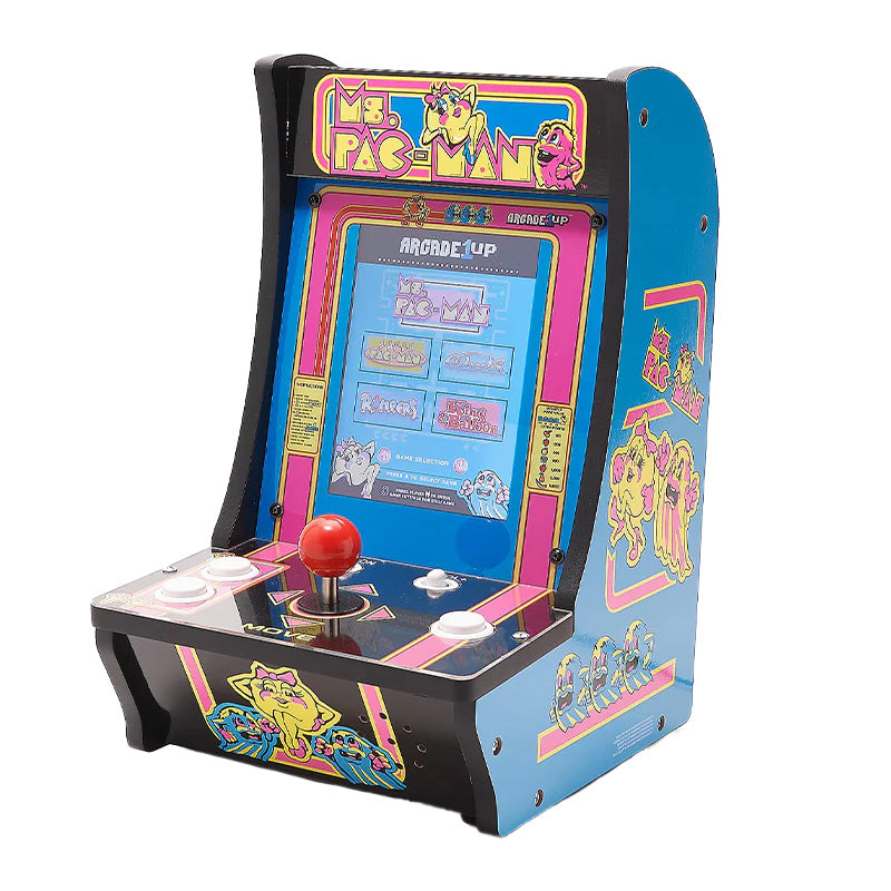 Arcade1Up CounterCade 5 Game Machine d'arcade de table rétro - Mme PacMan