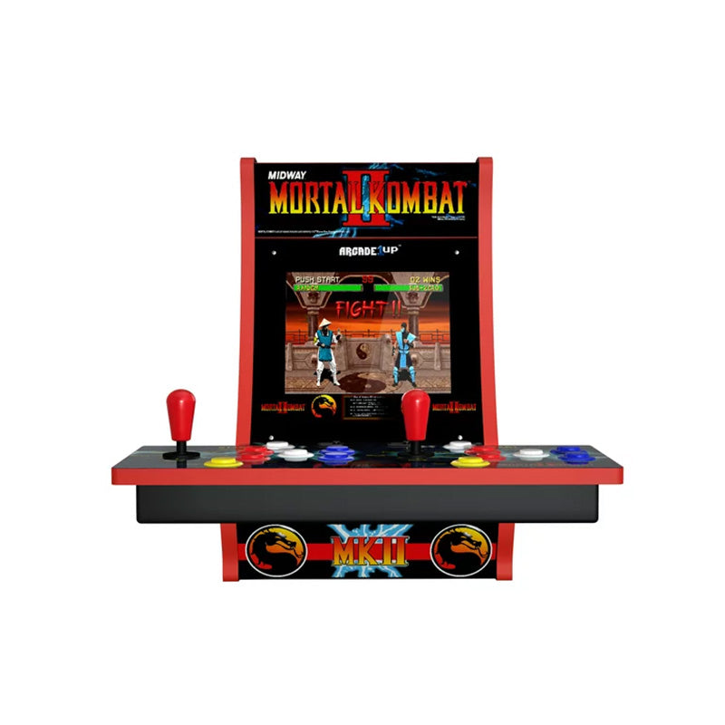 Arcade1UP Mortal Kombat (2-Player) Counter-cade with Lit Marquee, Port and Headphone Jack