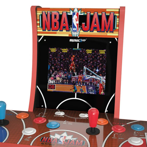 Arcade1UP NBA Jam (2-Player) Counter-cade with Lit Marquee, Port, and Headphone Jack