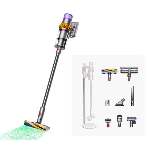 Dyson V15 Detect Complate Cordfree Vacuum W/ 2 Cleaner Heads & Dok