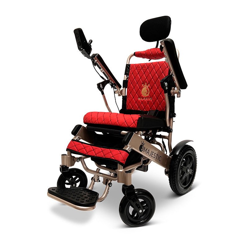 ComfyGo - ComfyGo MAJESTIC IQ - 9000 Auto Recline Remote Controlled Electric Wheelchair