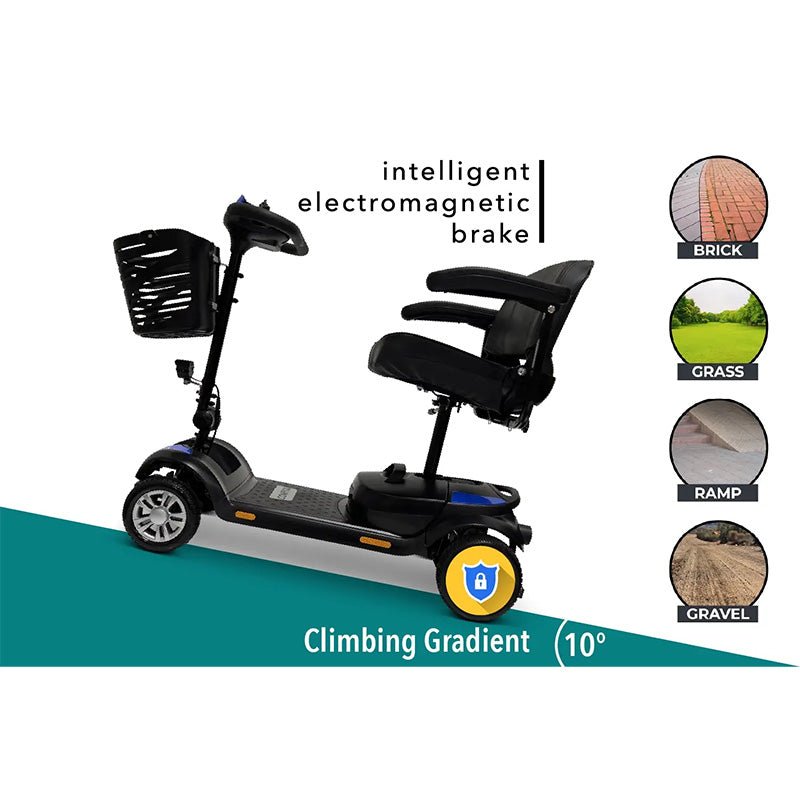 ComfyGo - ComfyGo Z4 Ultra - Light Electric Mobility Scooter With Quick - Detach Frame