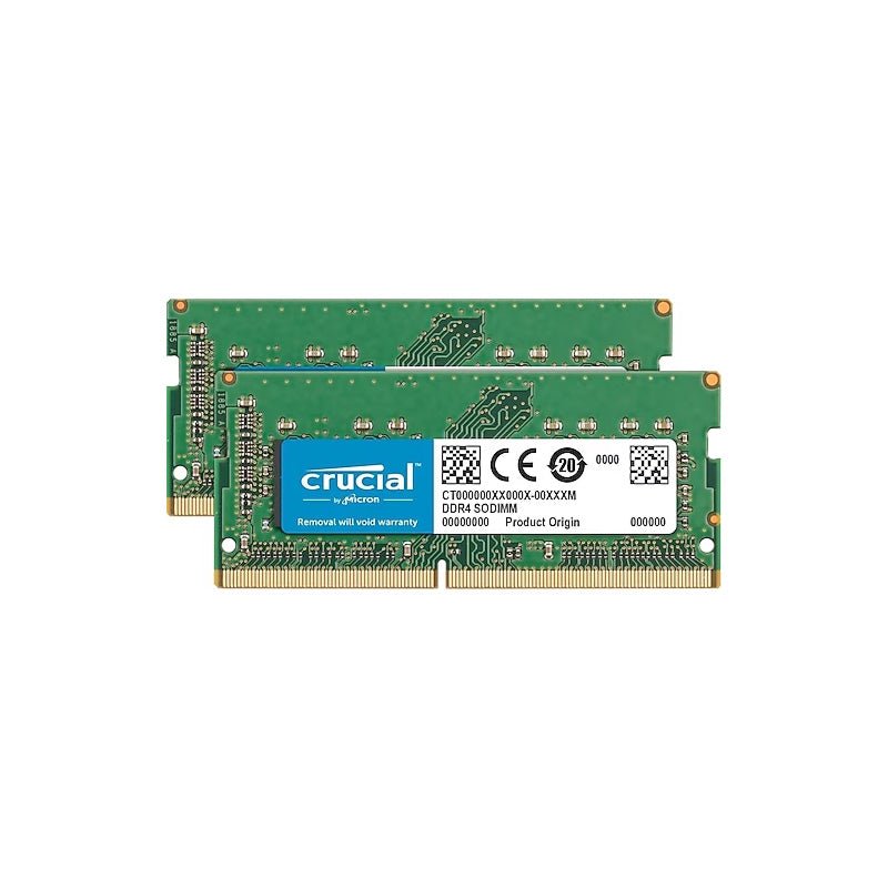 Crucial - Crucial RAM 32GB Kit (2x16GB) DDR4 3200MHz CL22 (or 2933MHz or 2666MHz) Laptop Memory CT2K16G4SFRA32A