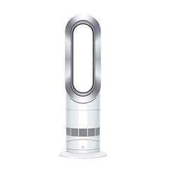 Dyson - Dyson AM09 Fan Heater - White / Silver