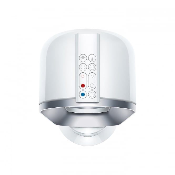 Dyson - Dyson AM09 Fan Heater - White / Silver