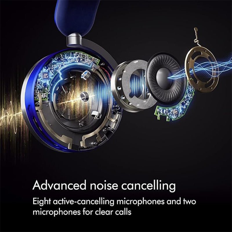 Dyson - Dyson - Zone headphones with air purification - Ultra Blue/Prussian Blue