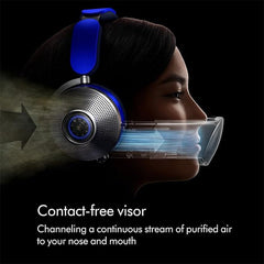 Dyson - Dyson - Zone headphones with air purification - Ultra Blue/Prussian Blue