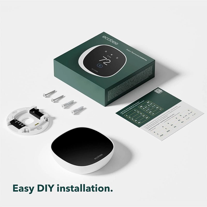 Ecobee - ecobee Smart Thermostat Essential – ENERGY STAR® Certified Wi - Fi Thermostat (EB - STATE7 - 01)