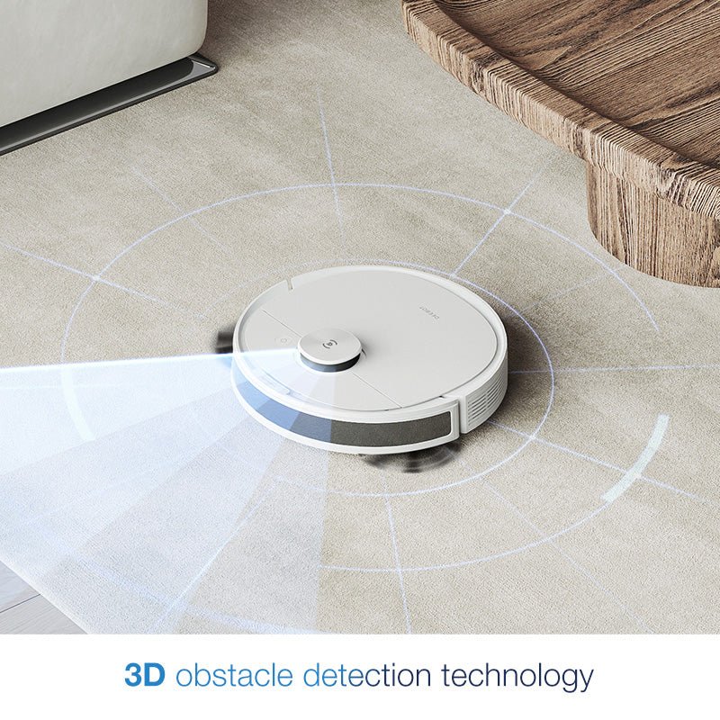 ECOVACS - Ecovacs DEEBOT N8+ Vacuuming and Mopping Robot - White