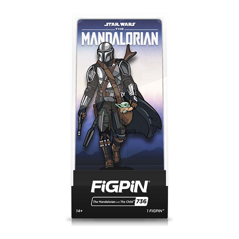 Figpin - Star Wars The Mandolorian Figpin #736 - Mandorlorian with Child