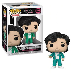 Funko - Funko POP! Netflix Squid Game #1222 Player 456: Seong Gi - Hun Vinyl Figure