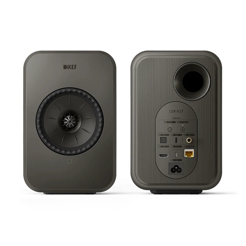 KEF - KEF LSX II LT Wireless HiFi Speakers – Graphite Grey (A Grade)