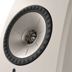 KEF - KEF LSX II LT Wireless HiFi Speakers – Stone White