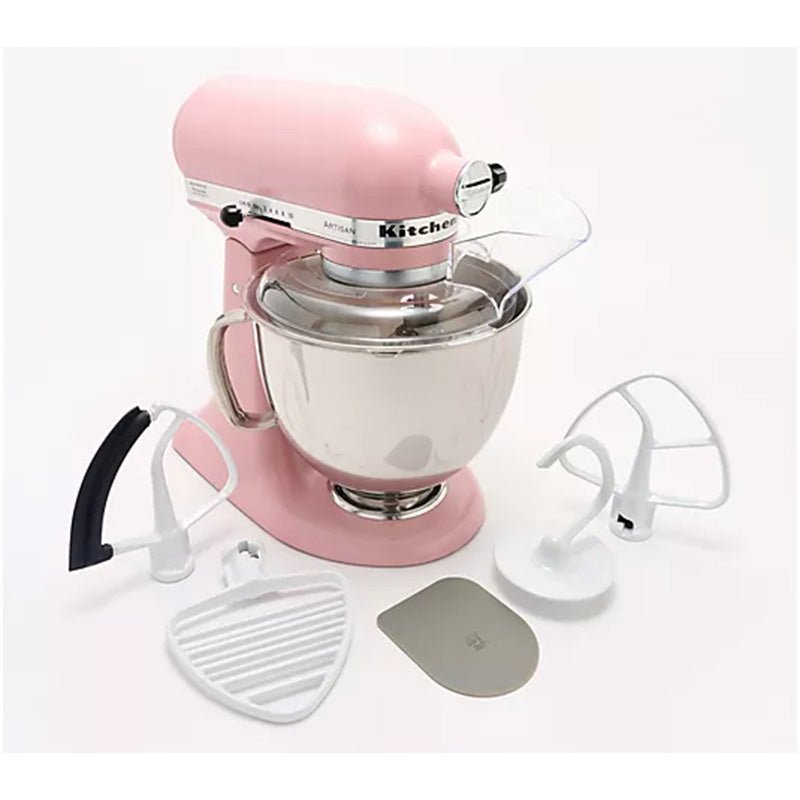 KitchenAid - KitchenAid 5 - qt Artisan Stand Mixer w/ Pastry Beater and Flex Edge - Dried Rose