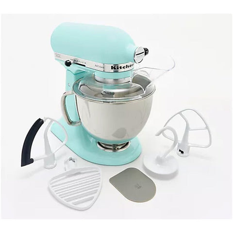 KitchenAid - KitchenAid 5 - qt Artisan Stand Mixer w/ Pastry Beater and Flex Edge - Ice Blue