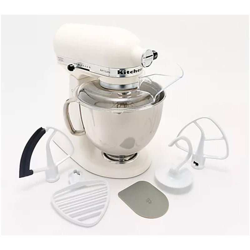 KitchenAid - KitchenAid 5 - qt Artisan Stand Mixer w/ Pastry Beater and Flex Edge - Porcelain