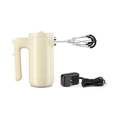 KitchenAid - KitchenAid Cordless 7 - Speed Hand Mixer w/ Flex Edge Beaters - Almond Cream