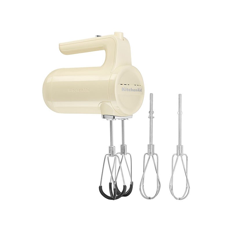 KitchenAid - KitchenAid Cordless 7 - Speed Hand Mixer w/ Flex Edge Beaters - Almond Cream