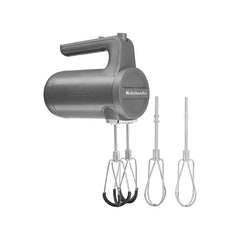 KitchenAid - KitchenAid Cordless 7 - Speed Hand Mixer w/ Flex Edge Beaters - Charcoal