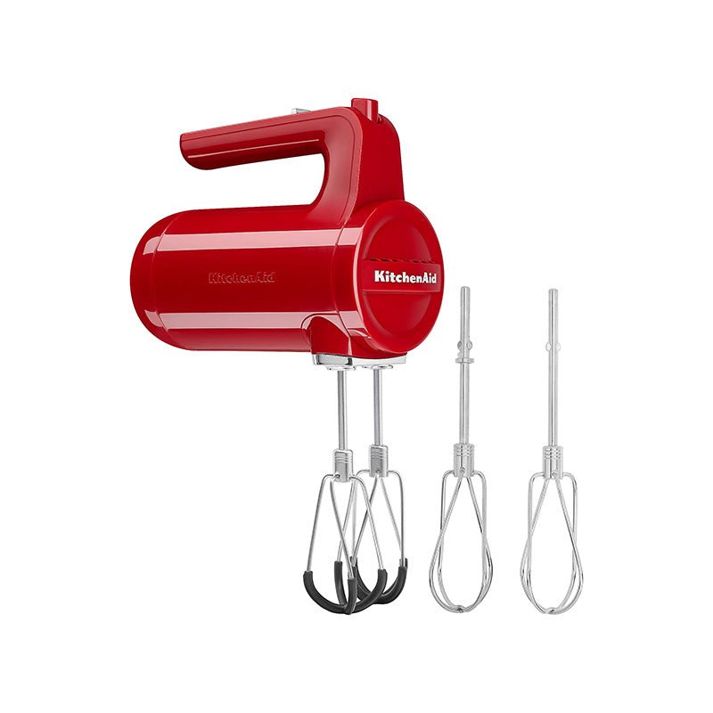 KitchenAid - KitchenAid Cordless 7 - Speed Hand Mixer w/ Flex Edge Beaters - Empire Red