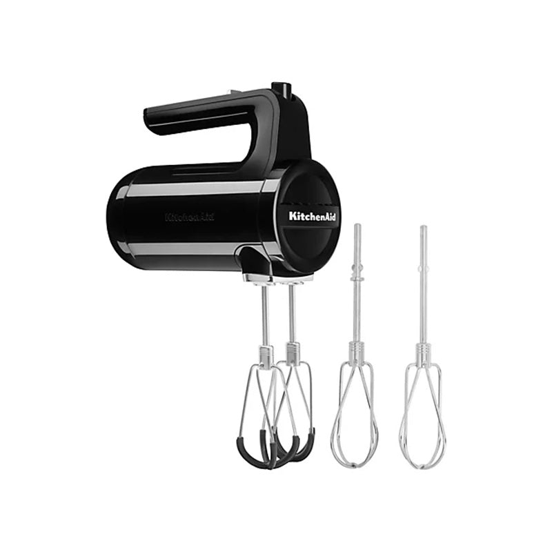 KitchenAid - KitchenAid Cordless 7 - Speed Hand Mixer w/ Flex Edge Beaters - Onyx Black