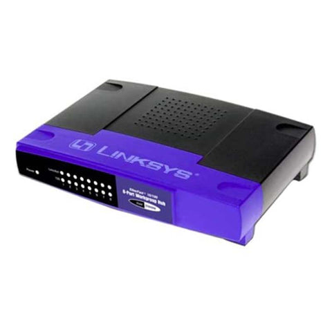 Linksys - Linksys EtherFast (EFAH05W) 5 - Ports External Hub