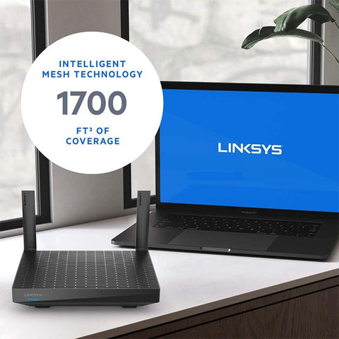 Linksys - Linksys MR7340 Max - Stream™ AX1500 Dual - Band WiFi 6 Router