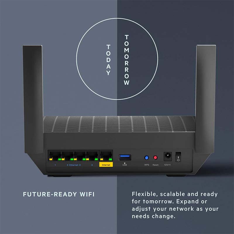 Linksys - Linksys MR7340 Max - Stream™ AX1500 Dual - Band WiFi 6 Router