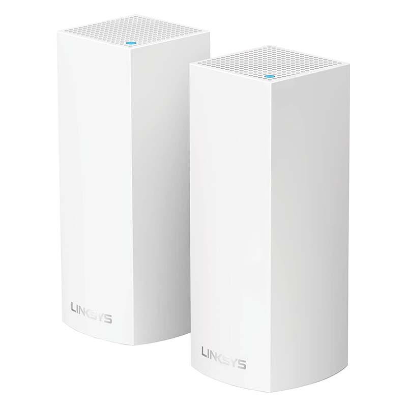 Linksys - Linksys Velop Tri - Band AC4400 Whole Home WiFi Mesh System - 2 - Pack