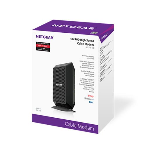 Netgear - NETGEAR CM700 High Speed 1.4Gbps Cable Modem