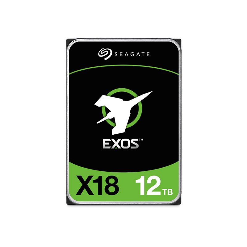 Seagate - Seagate Exos X18 ST12000NM000J 12 TB Hard Drive - Internal - SATA (SATA/600)