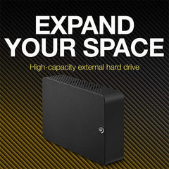 Seagate - Seagate Expansion 12TB External Hard Drive HDD - USB 3.0, with Rescue Data Recovery Services (STKP12000402)