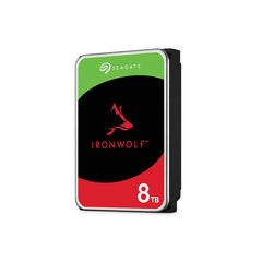 Seagate - Seagate IronWolf 8TB NAS Internal Hard Drive HDD – 3.5 Inch SATA 6Gb/s 7200 RPM 256MB Cache for RAID Network Attached Storage (ST8000VNZ04/N004)