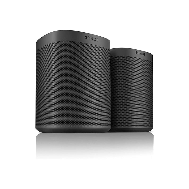 Sonos - Sonos One SL Home Wi - Fi Speaker 2 - Pack, Shadow Edition (A Grade)